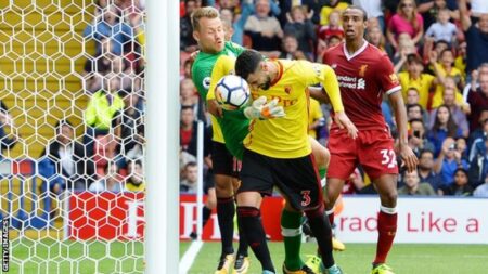 Liverpool concede Injury time goal as Watford equalise