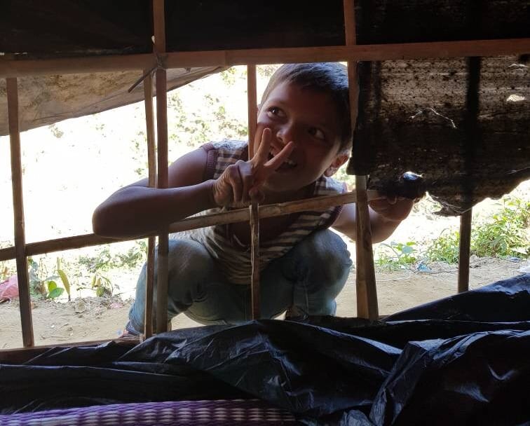 All Smiles - Rohingya Refugees are all smiles despite the calamities they face for survival