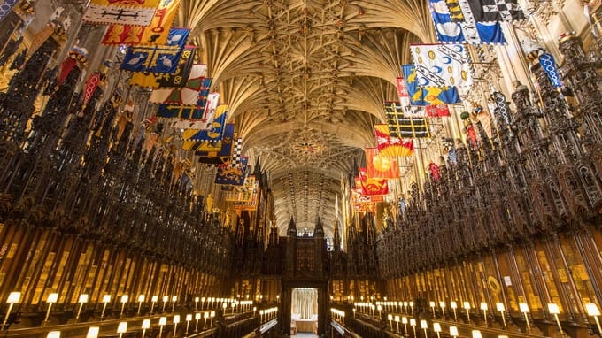 The royal wedding service will begin at 12 noon at St George's Chapel inside the grounds of Windsor Castle.