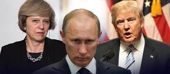 Trump, Putin and Theresa May