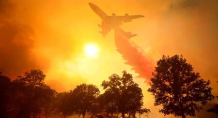 California scorched by raging wildfires the size of Los Angles