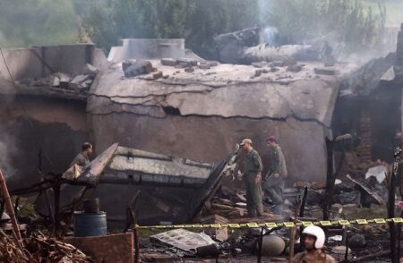 Breaking News: Pakistan’s military plane crashes near capital city Islamabad, kills 17