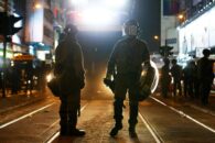 Violence and chaos spread through Hong Kong as protests enter 16th week