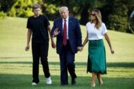Barron Trump dragged into politics