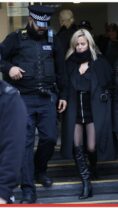 caroline flack pleads not guilty