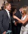 brad and jen reunite at SAG awards