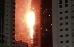 UAE: Fire erupts at residential tower in Sharjah