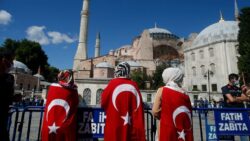 Turkey’s iconic Hagia Sophia leads the first Friday prayers since the 1930s