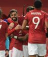 Fernandes scores twice as Man Utd close in on knockout stages