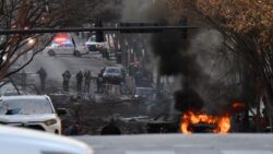 Breaking News: Huge Explosion downtown Nashville – Caused by Car loaded with explosive devices