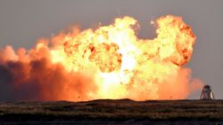 Watch SpaceX prototype launch and then explode after 6 mins