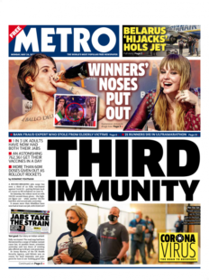 The Metro – UK 3rd of population fully vaccinated