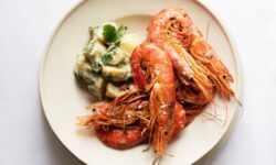 Recipe: Herbed potato salad, grilled prawns from Nigel Slater