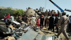 LIVE: Pakistan train crash kills 35 people – hundreds injured