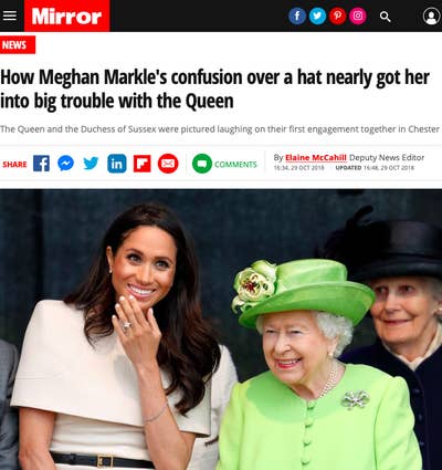 20 side-by-side comparisons of how the tabloids treated Meghan and Kate