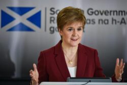 Nicola Sturgeon defends Manchester travel ban