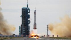 First astronauts blast off for China’s new space station