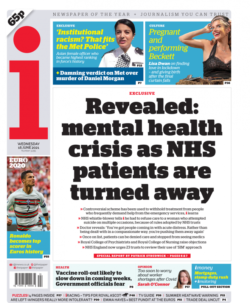 The i – Mental health crisis as NHS patients turned away