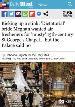 20 side-by-side comparisons of how the tabloids treated Meghan and Kate