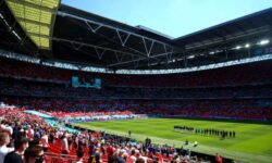 Spectator in ‘serious condition’ after fall from Wembley stand at England match