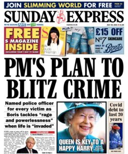 Sunday Express – ‘PM plans to blitz crime’