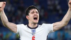 Harry Maguire’s dad suffering suspected broken ribs in Wembley ‘stampede’