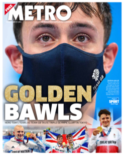 The Metro – Tokyo 2020: Tom Daley ‘Golden Bawls’