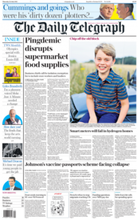 Telegraph – Pingdemic disrupts supermarket food supplies