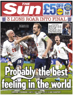 The Sun – 3 Lions roar into final