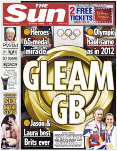 The Sun – Olympics 2020 ‘Gleam GB’