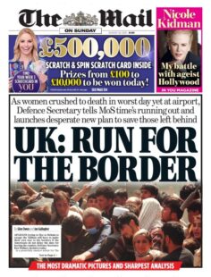 The Daily Mail – UK: Run for the border