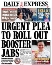 Pressure is growing to speed up the rollout of COVID booster jabs as studies show vaccine protection can decline within six months, says the Daily Express.