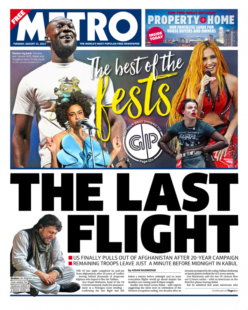 The Metro – ‘Last flight leaves Kabul’