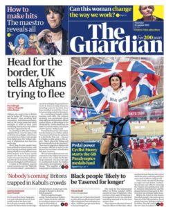 The Guardian – ‘Head for the border, UK tells Afghans trying to flee’