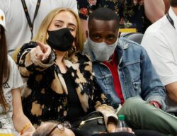 Adele goes Instagram official with boyfriend Rich Paul as they cuddle for photos at Anthony Davis’ wedding