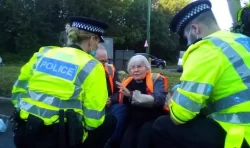 M25 eco protests run in front of lorry to shut down motorway near Dartford Crossing