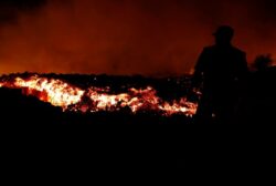 Volcano erupts on Spanish Canary Island forcing 1,000 to flee