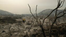 Ranches, homes under threat as wildfire rages in southern California