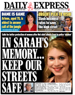 Daily Express – ‘Keep our streets safe’