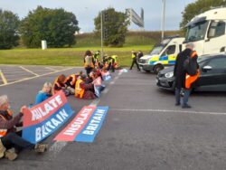 Insulate Britain protester charged with blocking roads enjoyed gas-guzzling 81,000-mile global trip in 18-year-old 4×4