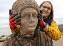 Archaeologists discover ‘astonishing’ Roman statues on HS2 route