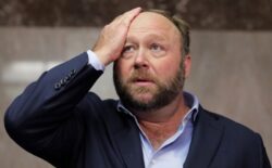 Conspiracy theorist Alex Jones releases video begging for money after being found guilty in Sandy Hook cases