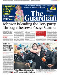 The Guardian – ‘PM leading Tories through the sewers says Starmer’