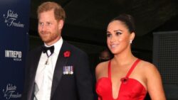 Meghan Markle stuns as she gushes over husband Harry on red carpet in New York