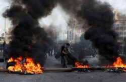 Lebanese protesters block roads over economic meltdown