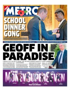 The Metro – ‘Geoff in paradise’