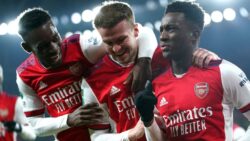 Arsenal 5-1 Sunderland: Eddie Nketiah scores hat-trick to steer Gunners into Carabao Cup semi-finals