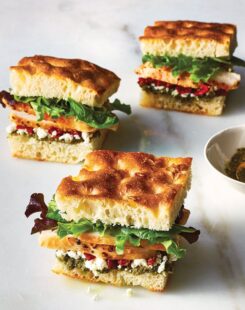 ‘Delicious’ Chicken pesto sandwiches recipe