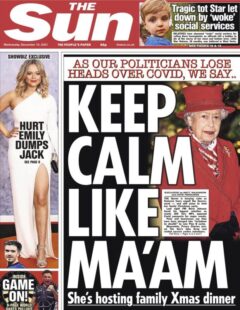 The Sun – ‘Keep calm like Ma’am’