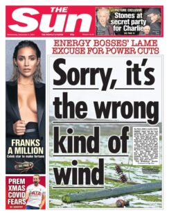 The Sun – ‘Sorry … it’s the wrong kind of wind’